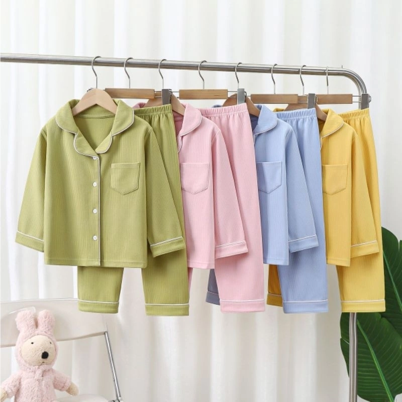 Piyama anak premium piyama anak Berkancing unisex baju tidur anak perempuan baju tidur anak laki-laki