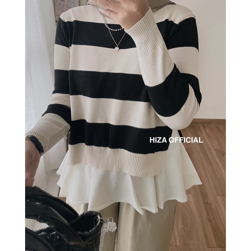 HIZA - Luna Blouse | Korean Blouse | Blouse Wanita Terlaris