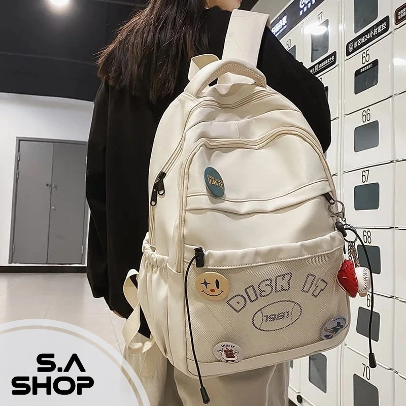 Tas Ransel Backpack Wanita Terbaru Polos Fashion Tas sekolah cewek bisa pria