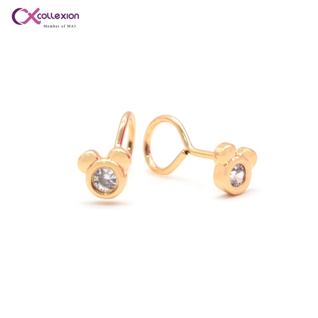 Collexion Goldie Mouse Earstud Anting Anak Lapis Emas Gold Plated 0851230005