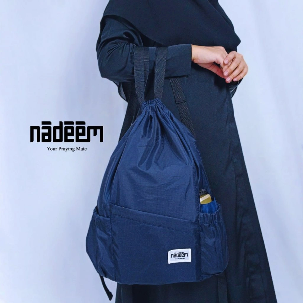Nadeem - Medina Bag | Tas travel umroh dan haji | Tas lipat | Tas Serut | Ransel Travel | Backpack Travel | Tas Ransel Anti Air Backpack Multifungsi for Unisex