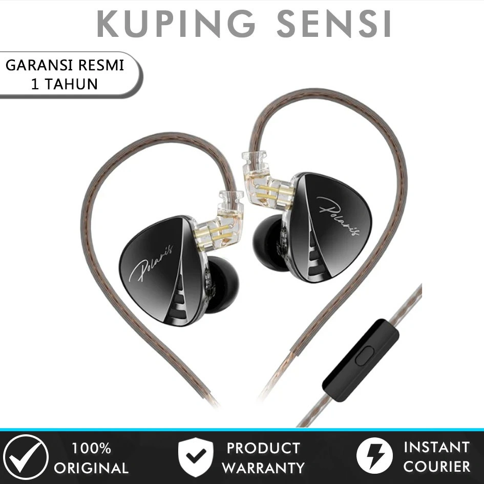 CCA Polaris In Ear Monitor Dual Cavity Dynamic Driver Wired Earphone