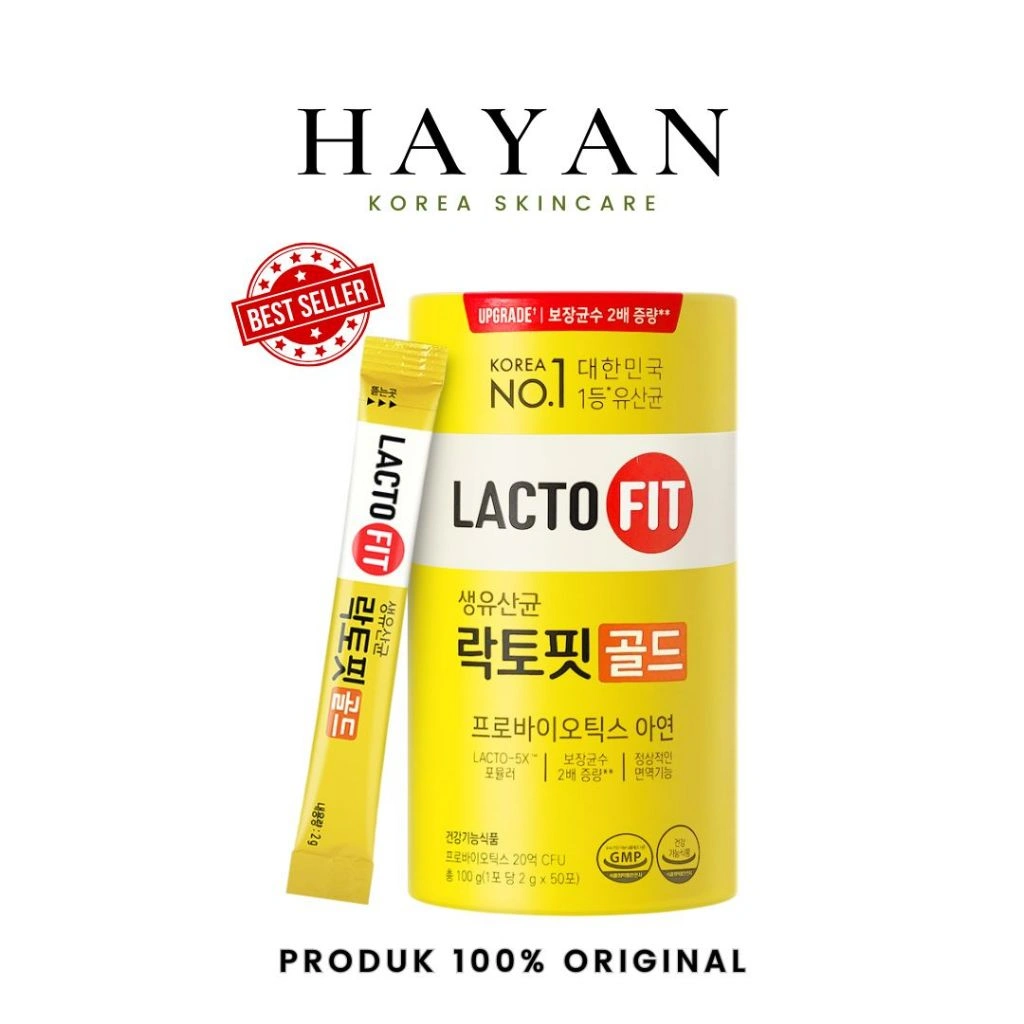 LACTOFIT PROBIOTIC GOLD KOREA 50PCS