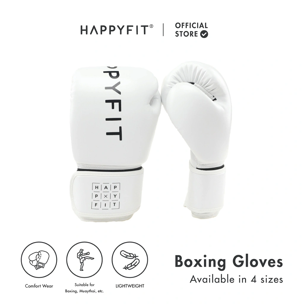 HAPPYFIT Boxing Gloves - Sarung Tangan Tinju Muay Thai