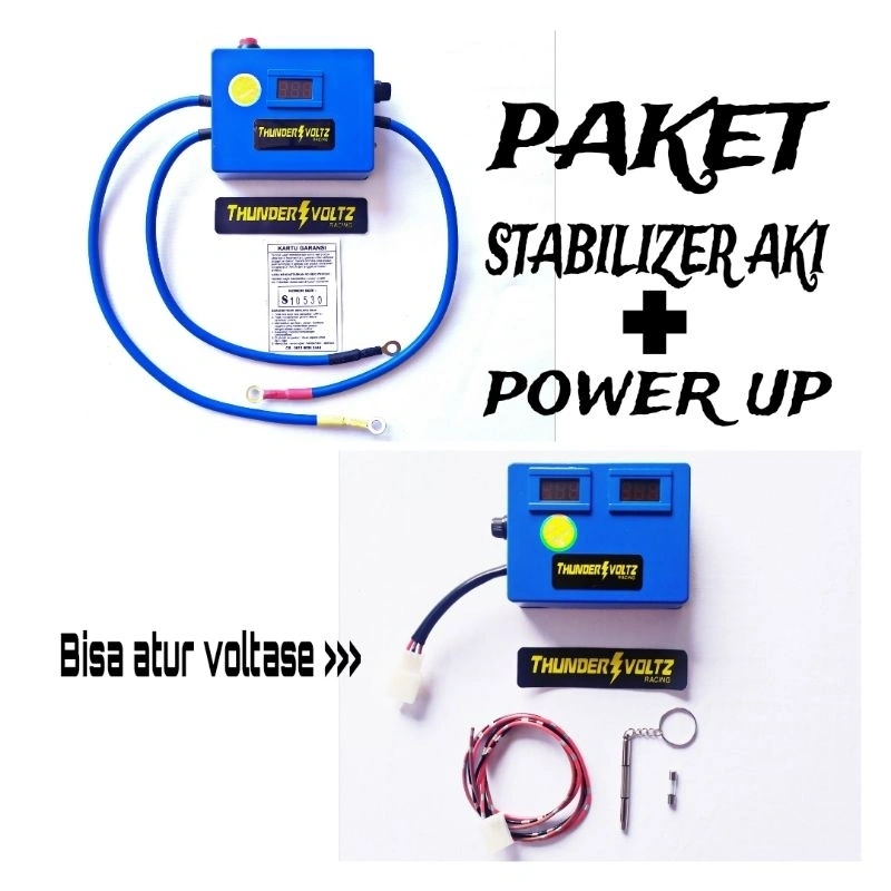 Stabilizer aki booster aki mobil motor thunder voltz
