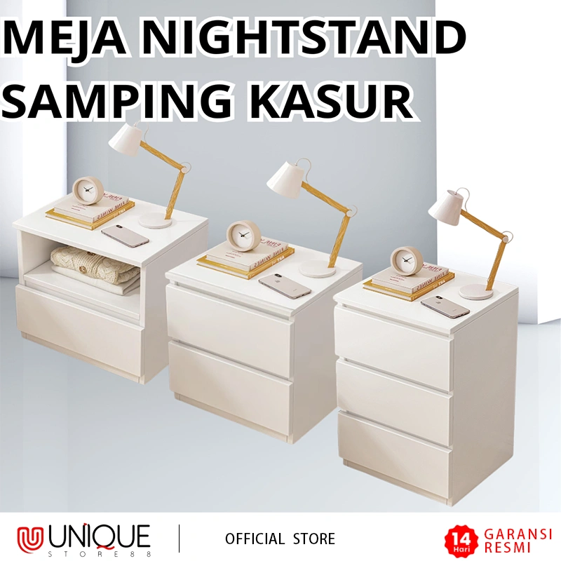 Meja Samping Tempat Tidur Meja Nakas Minimalis Meja Sudut Multifungsi Bedside Table Modern