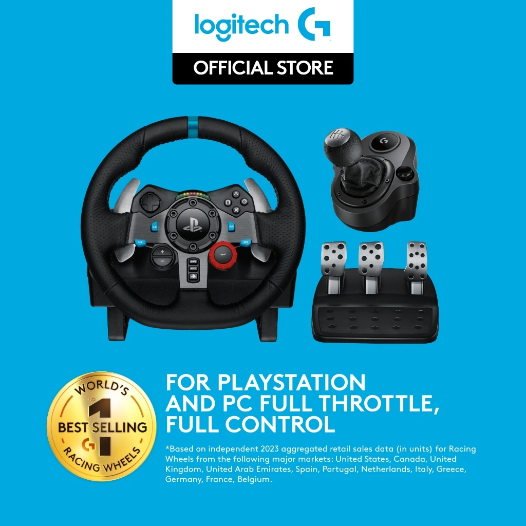Logitech G29 Driving Racing Wheel + Logitech Driving Shifter Bundling