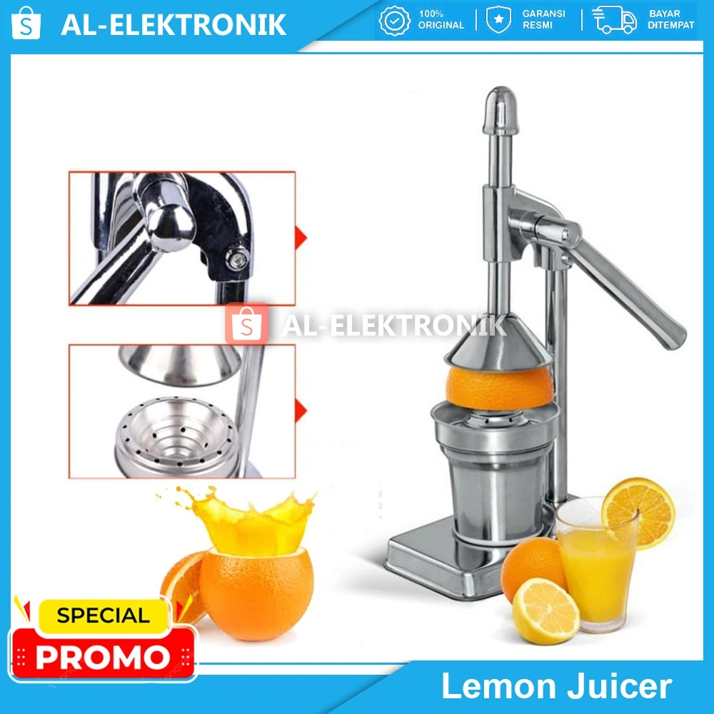 NEW Hand JuicerPerasan Jeruk Stainless Perasan Jeruk Stainless Bisa GRAB GOJEK