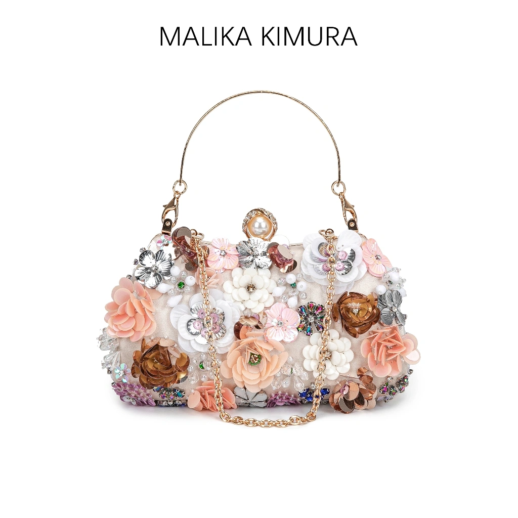 MALIKA KIMURA - Clutch pesta wanita / Tas sling bag wanita / Tas wanita / Tas party bag / Tas makan malam / Tas perjamuan / Tas selempang wanita / Tas bahu wanita#822