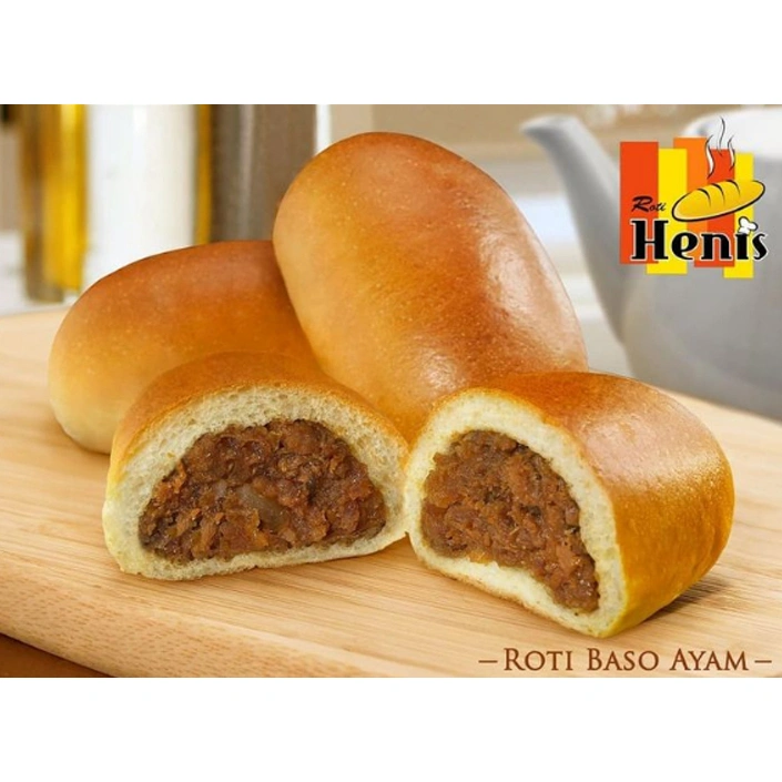 Roti Henis Baso Ayam Per Pack isi 10 fresh made setiap hari