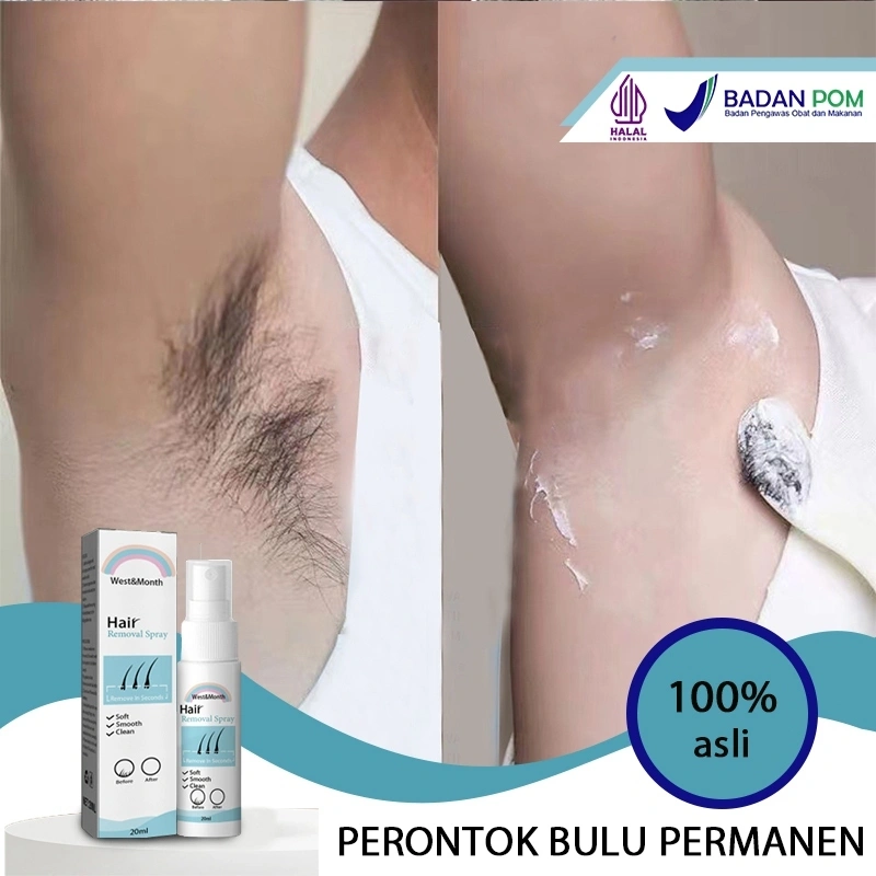 Perontok bulu permanen penghilang bulu ketiak semprotan penghilang rambut perontok bulu kemaluan 20ml penghilang bulu kaki lengan paha hair removal spray bisa dipakai ibu hamil lembut Tanpa Iritasi Penghilang Bulu Semprotan Penghilang Bulu Ketiak