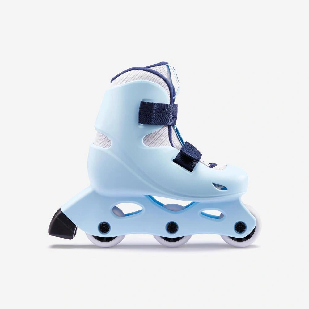 Decathlon Oxelo Sepatu Roda Anak Pemula Learn 100 - Biru - 8580561/8842571