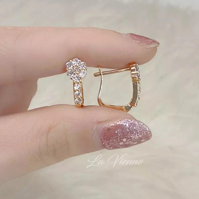 La Vienne - Ramona - Anting Titanium Wanita Anti Karat - Perhiasan Perempuan Mewah Elegan