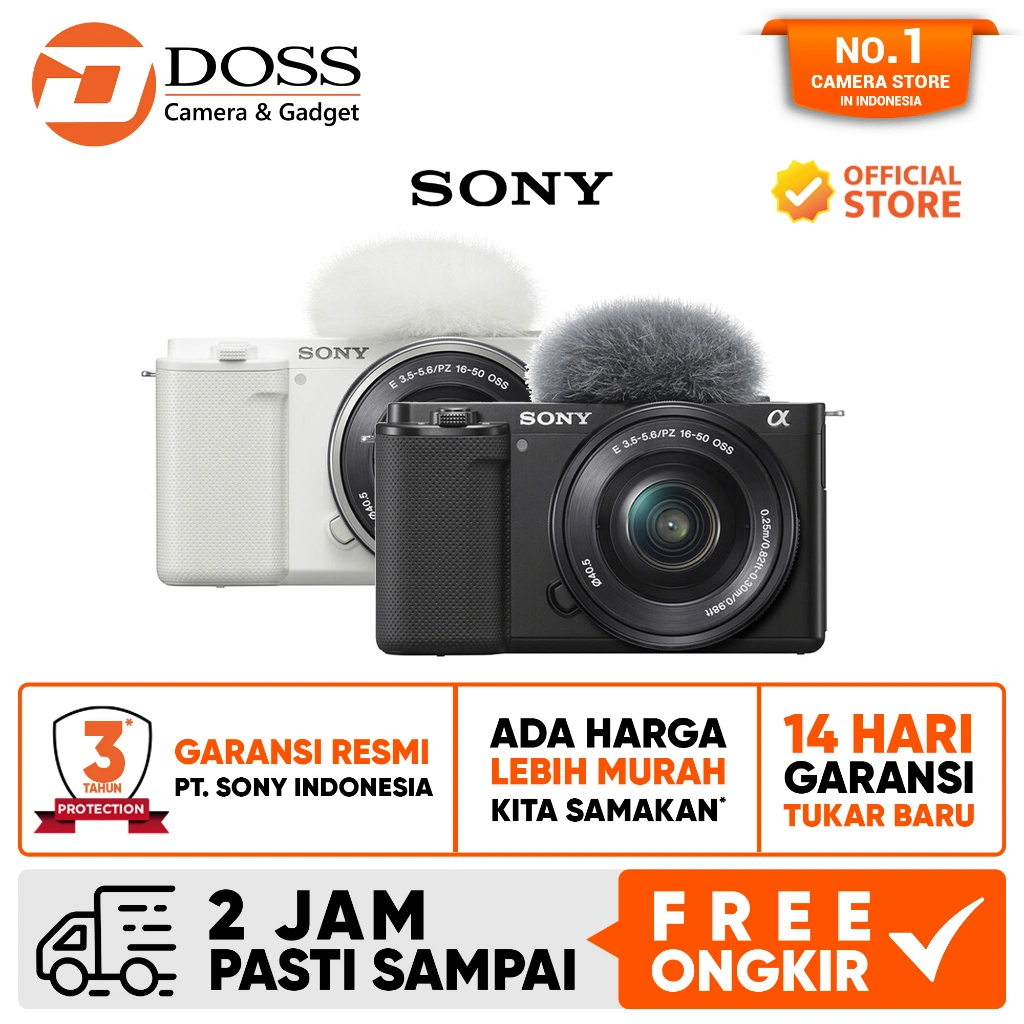 Sony ZV-E10 Sony ZVE10 Mirrorless Camera Kit 16-50mm f3.5-5.6 OSS II Lens