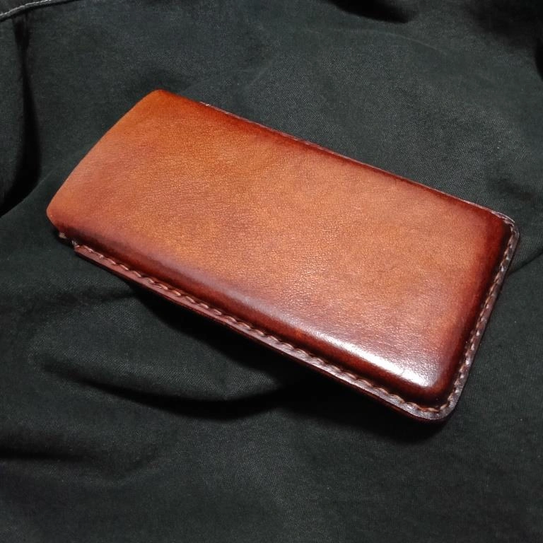 Pouch Handphone Kulit Vegtan Custom Ukuran hp