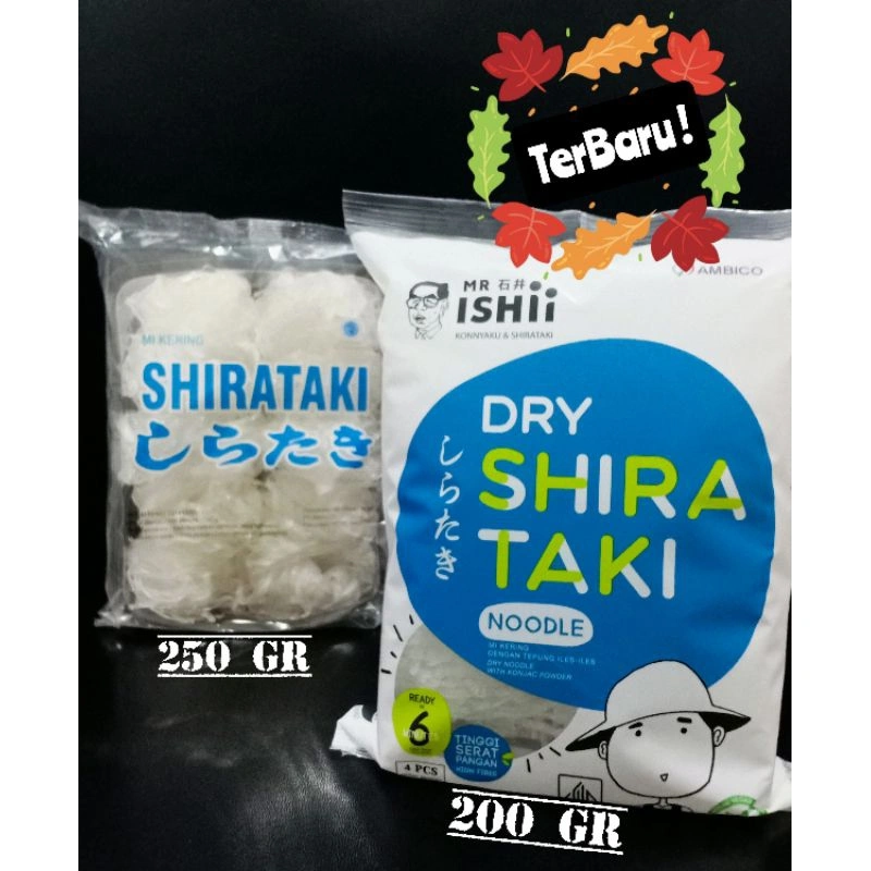 Mie shirataki kering dry shirataki 200gr