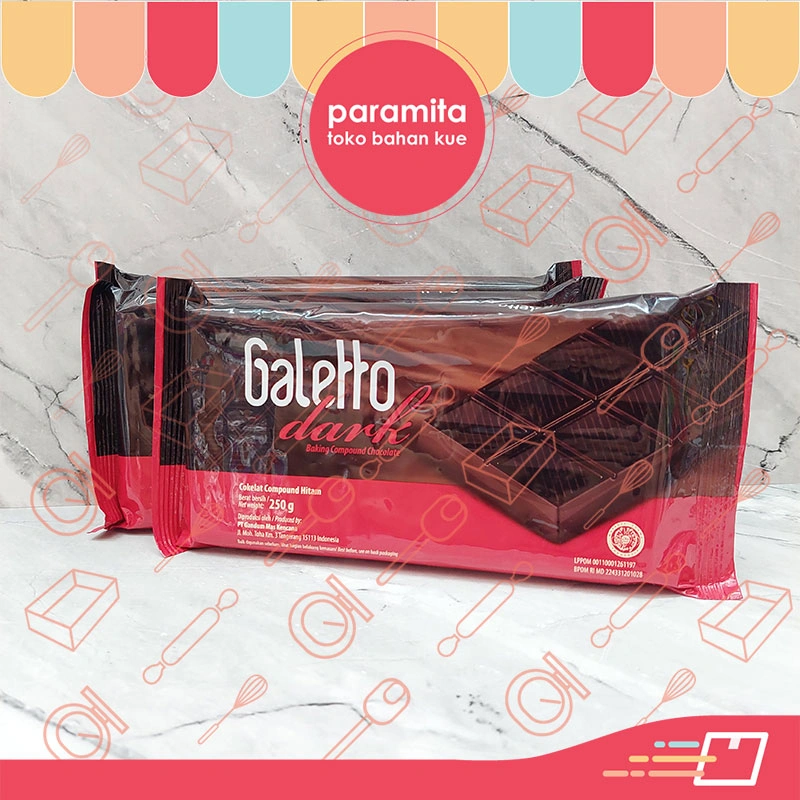 Galetto Coklat Batangan 250gr