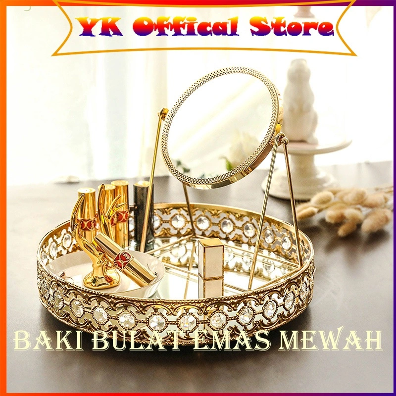 Nampan Penyimpanan Kosmetik Minimalis Minimalis Nampan-Penyimpanan Kosmetik Kue Pernikahan Roti Rumah Ornamen Dekoratif Kreatif Perhiasan Nampan Kristal Perhiasan Minimalist-Cosmetics Storage Tray Wedding Cake Bread Home Creative Decorative