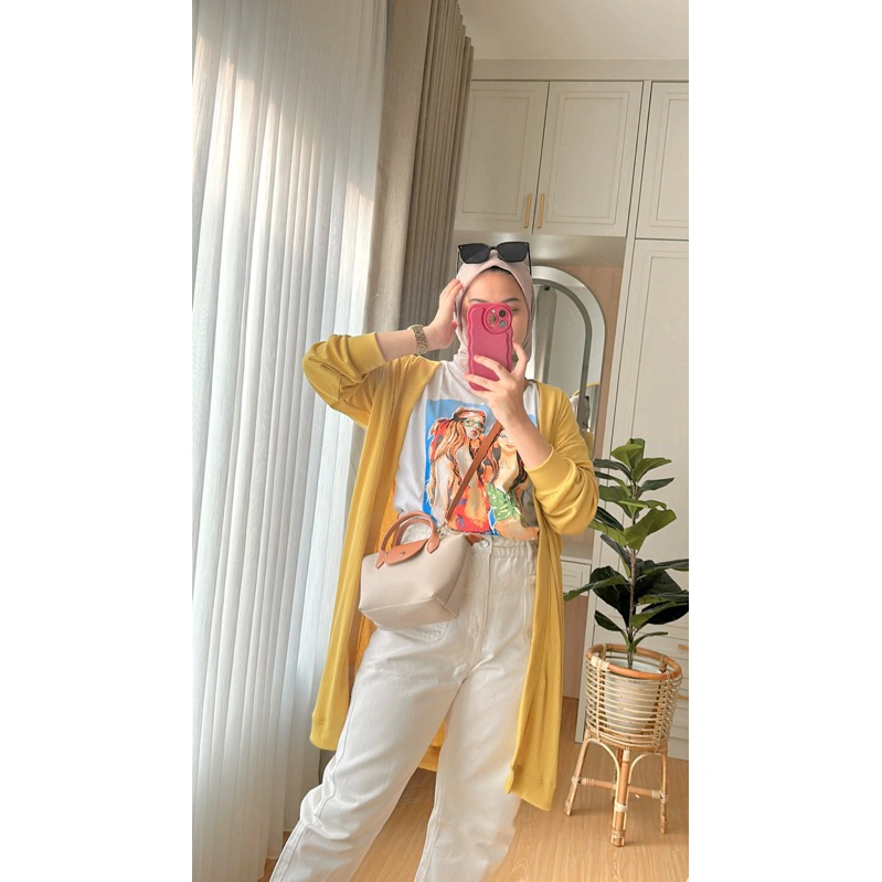 MISSCHICS - KOREAN LONG OUTER - CARDIGAN / OUTER WANITA
