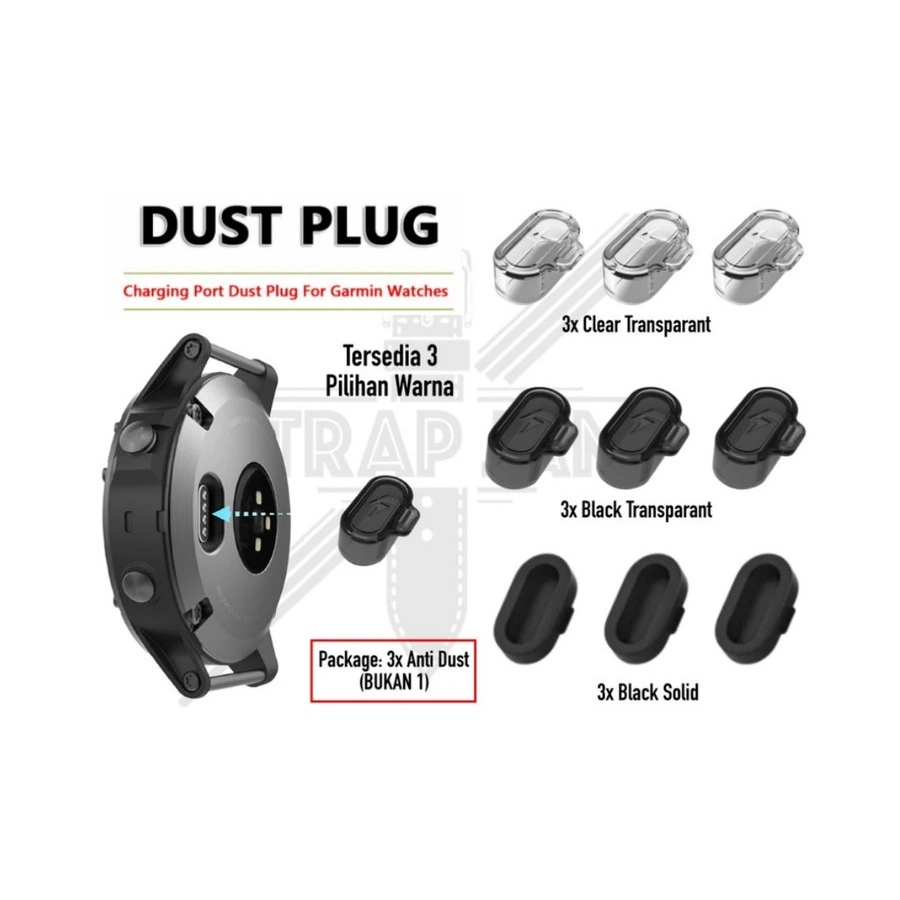 Anti Dust Plug Garmin Vivoactive 5 - Penutup Lubang Charge Charging