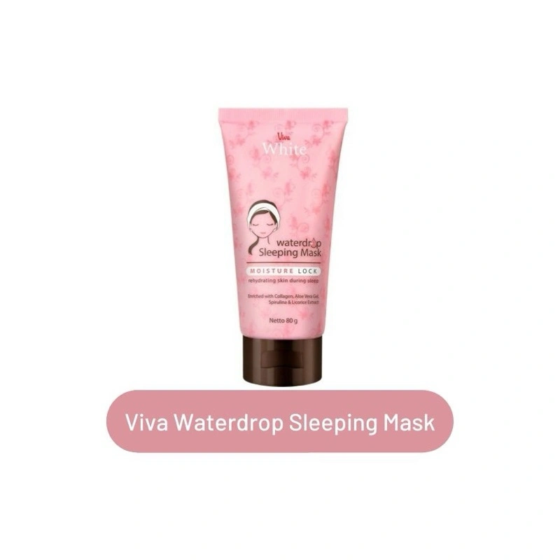 [READY] VIVA White Soothing Aloe Gel 80gr | Viva White Waterdrop Sleeping Mask Moisture Lock 80gr