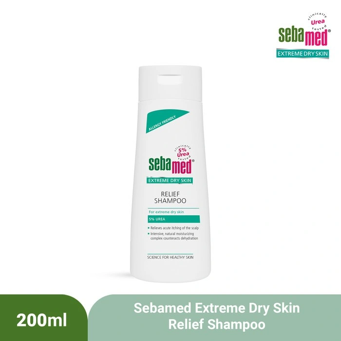 Sebamed Extreme Dry Skin Relief Shampoo 200ml - Sampo Kulit Kepala Gatal Kering 200 ml