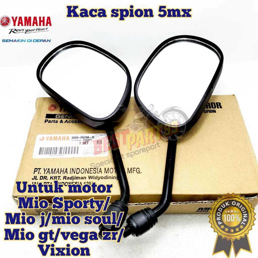 kaca spion yamaha mio sporty,mioj,mio soul,mio gt,vega zr,vixion 5mx ygp kualitas original asli