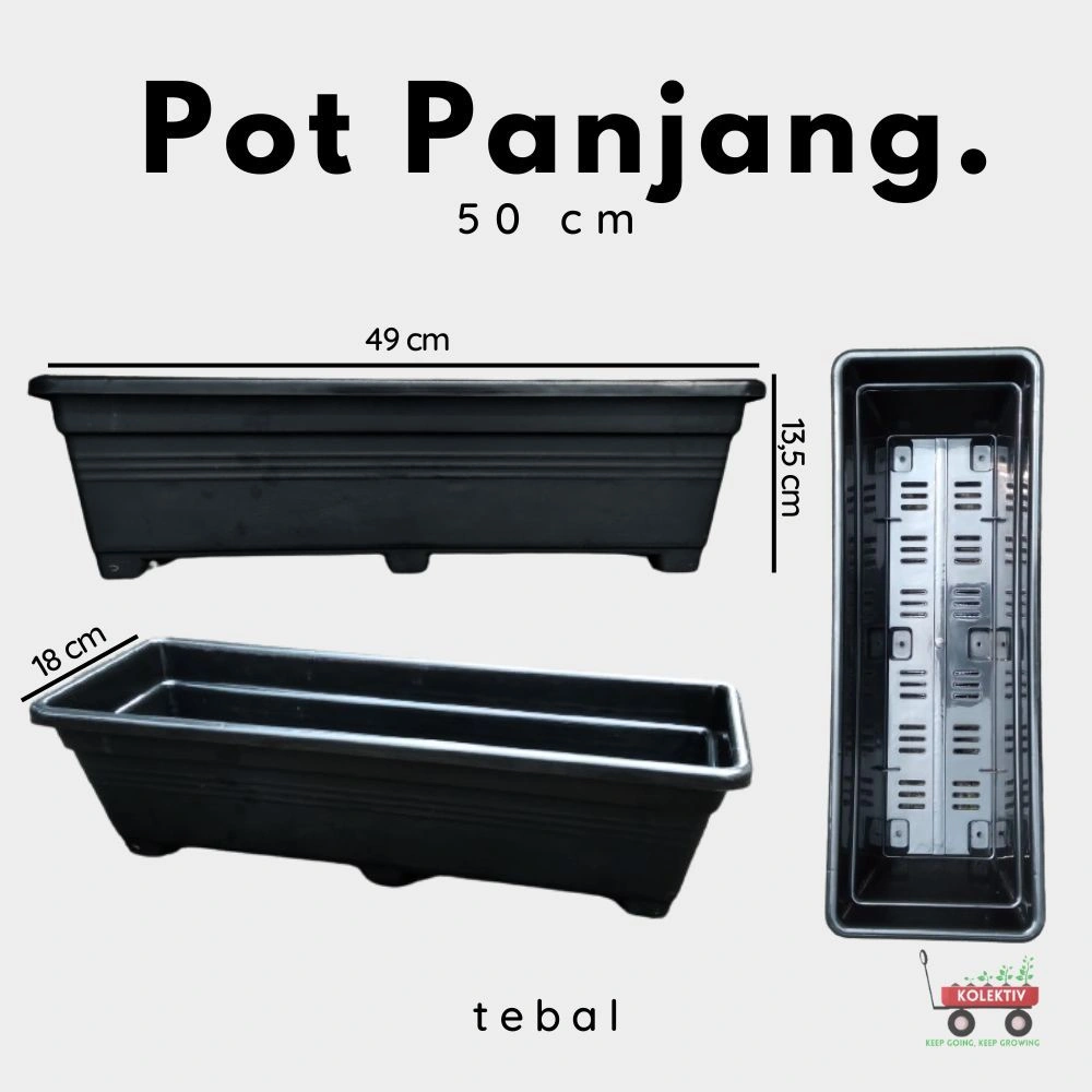Pot Tanaman Panjang