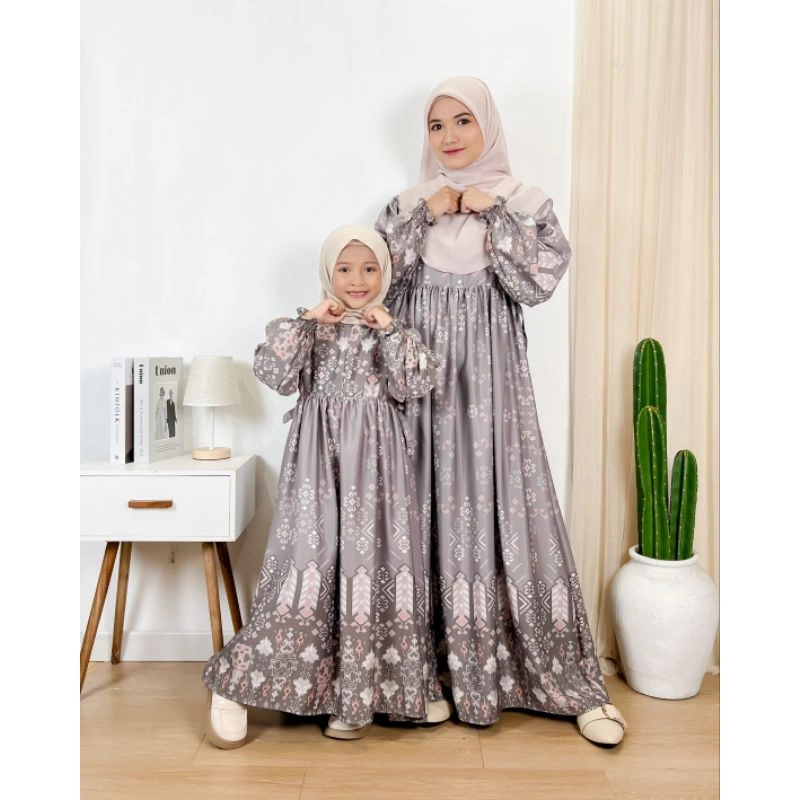 Haura Amira Baju Gamis Wanita bisa couple ibu anak harga satuan