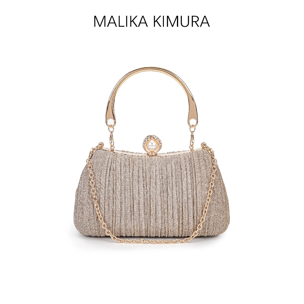 MALIKA KIMURA - Tas rantai pesta wanita / Tas tangan wanita / Tas selempang wanita tas selempang / Tas makan malam / Tas perjamuan / Tas clutch wanita/ Tas kondangan #847