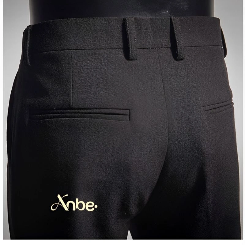 ANBE - Celana Pria Formal Bahan Premium Hitam Slimfit