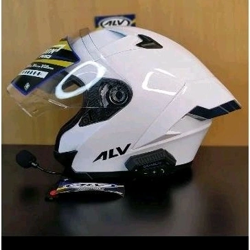 Helm ALV Ultron Pro Paket Ganteng Half Face SNI Original Free Spoiler Berkualitas