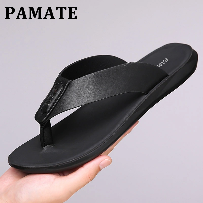 Sandal Pria Jepit Hitam Anti Selip Original PAMATE - Casual Keren, Slipper Dewasa