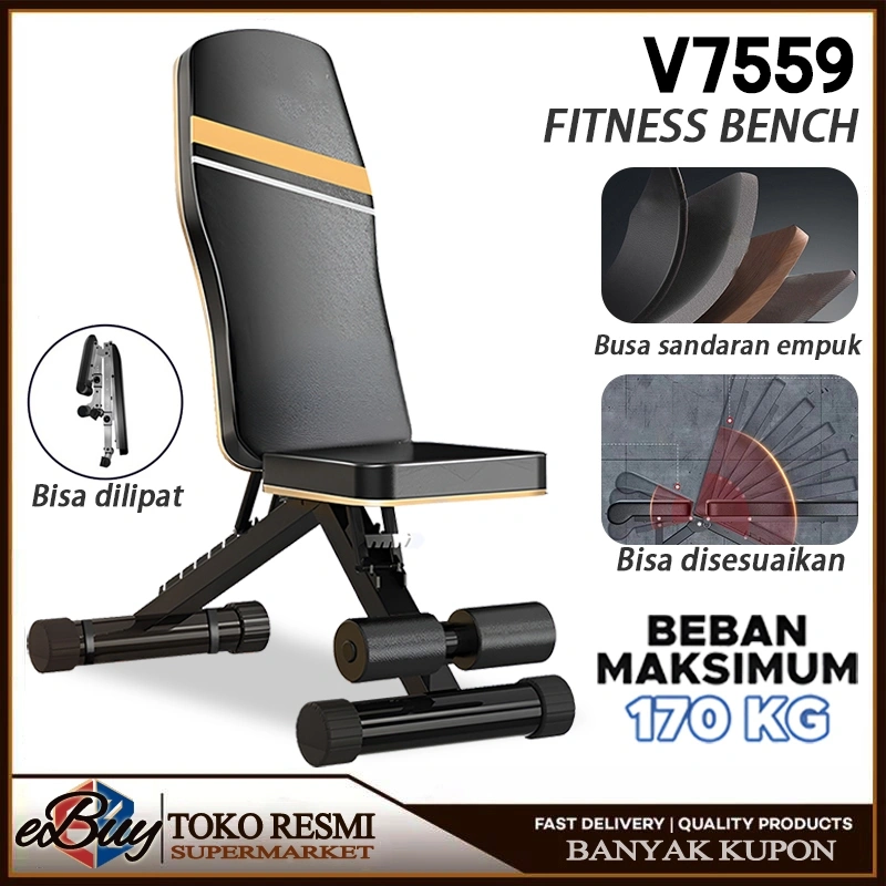Adjustable Folding Fitness Bench Dumbbell Weight Bench Home Sit Up Exercise Bench Dumbbell Sit Up