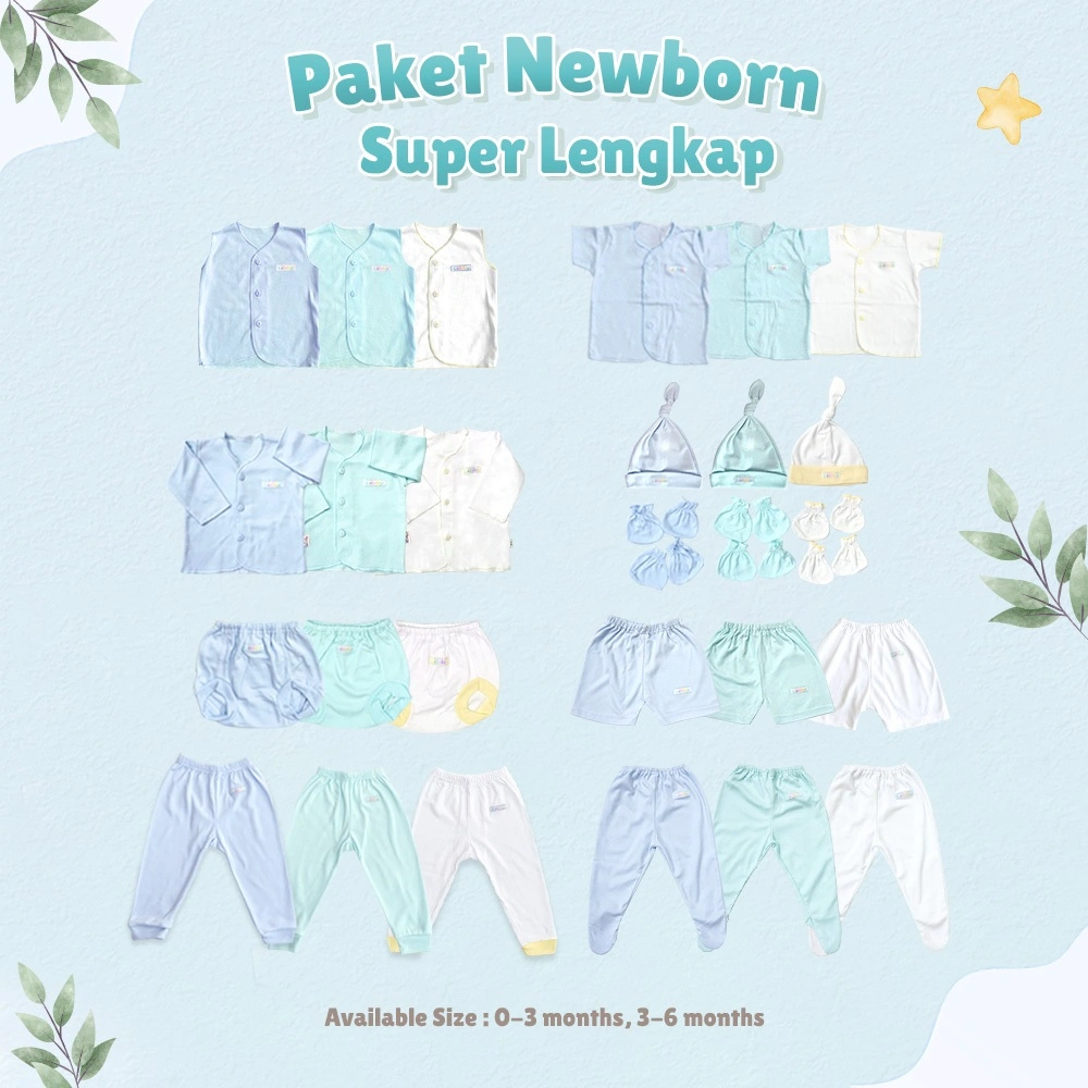 LIBBY Baby Gift Set-Paket Lahiran Bayi-Paket Newborn-Paket Brojol-Paket Baju Bayi