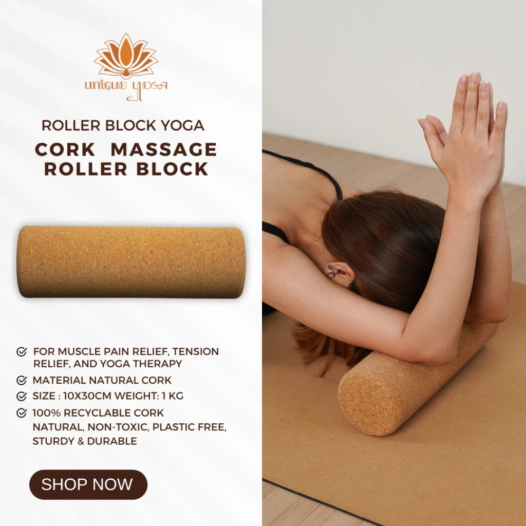 Roller Block Yoga / Roller Block Cork / Massage Roller Block / Yoga Roller Block / Yoga Roller Block Cork / Cork Block Roller / Block Yoga / Block Yoga Murah