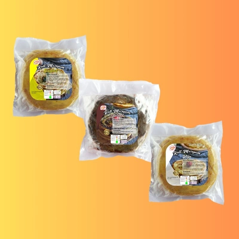 [PAKET 3 MIX] ROTI MARYAM ORIGINAL, COKELAT & KEJU