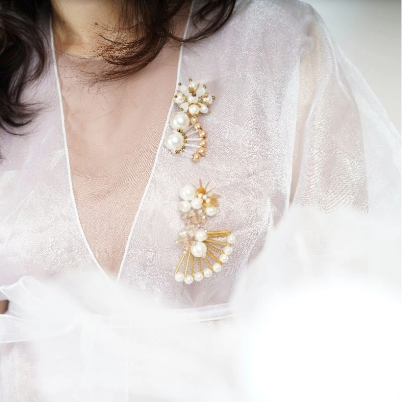 MAEVE SERIES - Bros Hijab Jilbab / Bros Rantai Jas / Bros Kebaya Janggan / Bros Selendang / Bros Wisuda / Bros Mutiara / Pin Aksesoris / Handmade Brooch / Statement Brooch