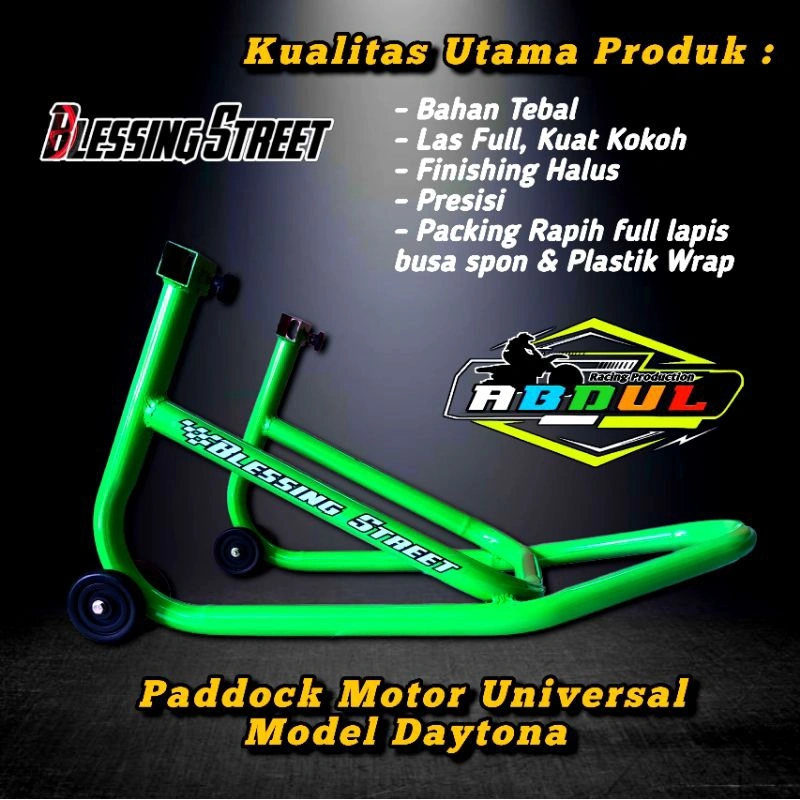 Standar Paddock Motor/ Paddock Motor model Daytona/standar paddock motor ninja, motor CBR, motor Yamaha R25 Yamaha R15, motor KLX motor CRF motor trail