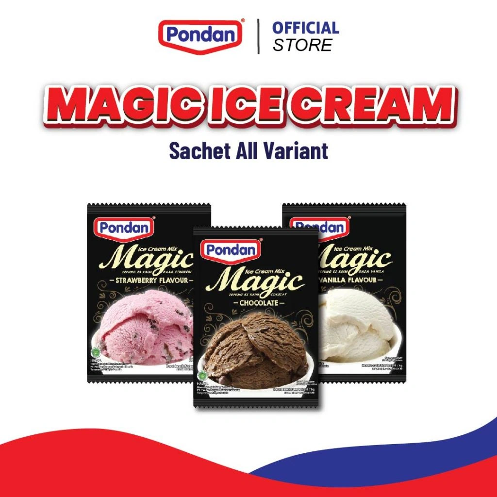 Pondan Magic Ice Cream Sachet 75g