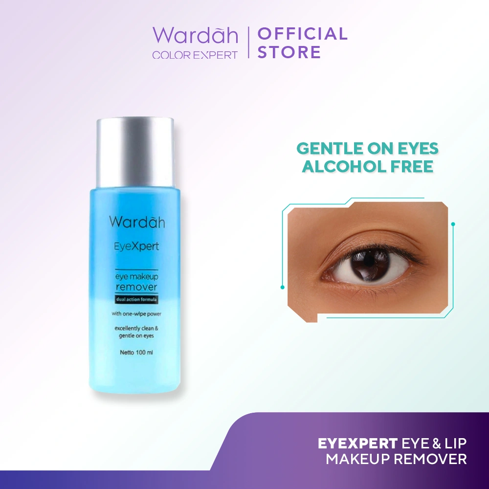 WARDAH EyeXpert Eye & Lip Makeup Remover - Pembersih MakeUp Waterproof - Makeup