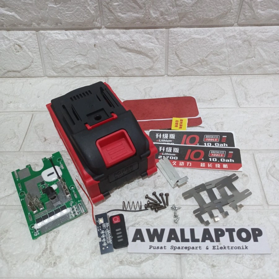 case baterai LXT cordless DIY lithium 21700 5S 21V 10 15 cell 5 mosfet