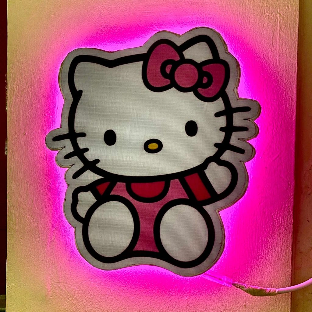 Lampu LED Karakter Hello Kitty  / Lampu kamar anak  LED lampu hiasan dinding lampu tidur lampu aesthetic