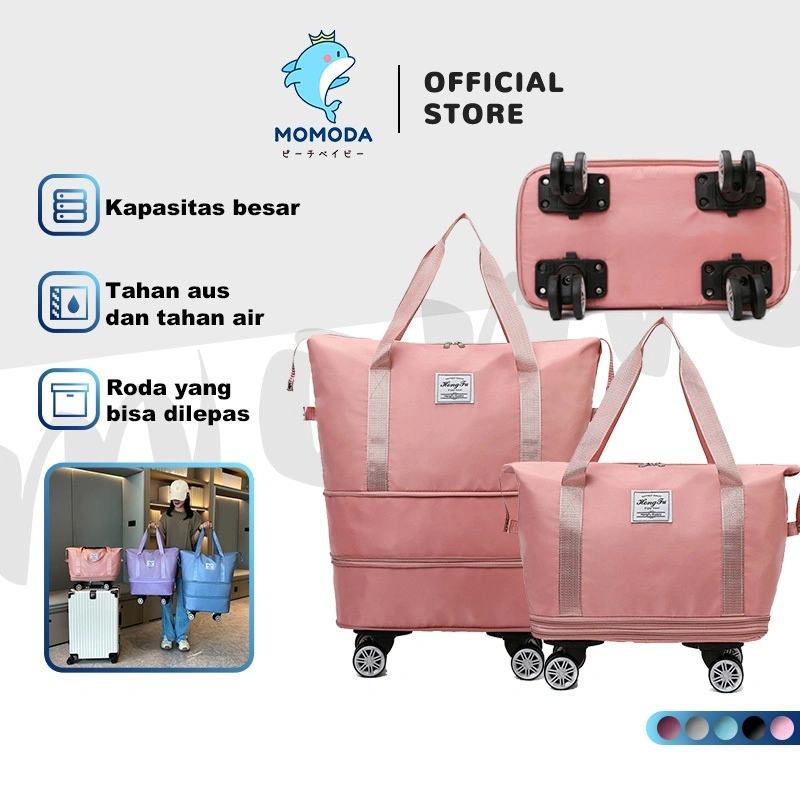 MOMODA Tas travel pemisahan kering dan basah baru/kasual sederhana/tas penggemar sastra/tas bahu/tas kebugaran yoga