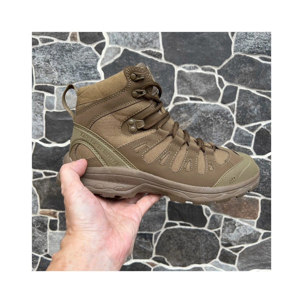 Sepatu Combat Armory 4D Tactical Boots 6" (Mid-cut) - Sepatu Gunung Warna Coyote Brown (Coklat)