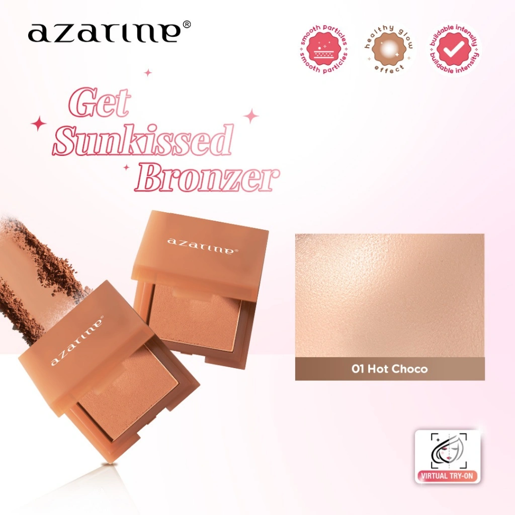 Azarine Sunkissed Bronzer Powder Contour [5.2 gr] [EXP 07/26]