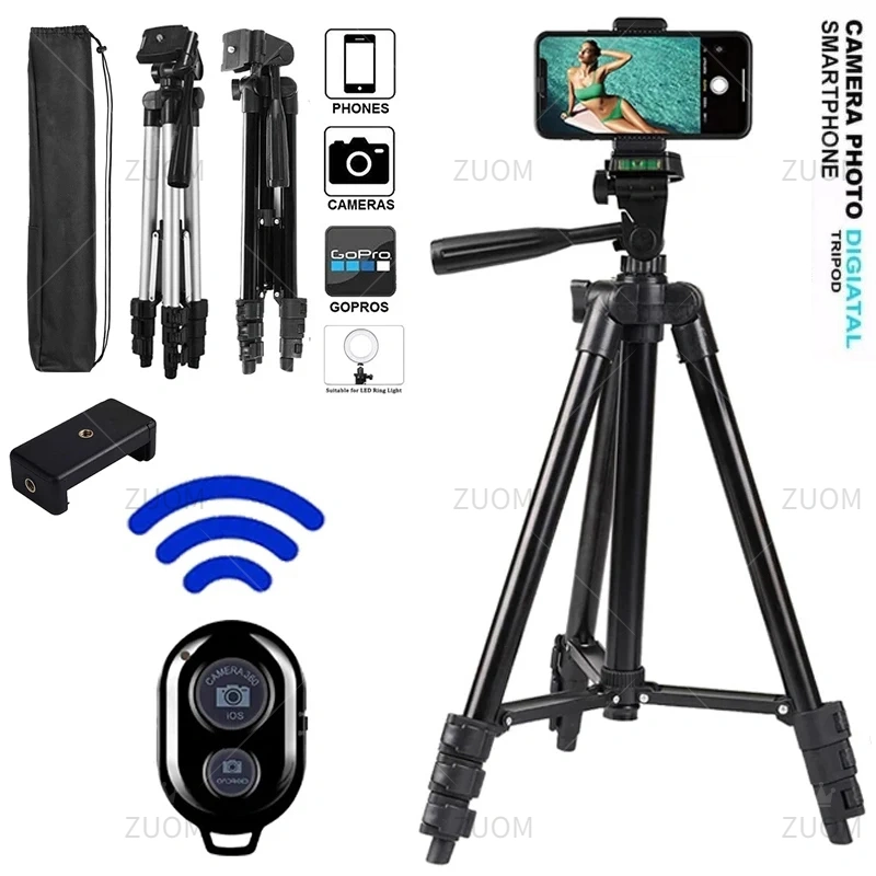 TRIPOD HP DAN KAMERA UNIVERSAL + FREE HOLDER U WEIFENG Tripod mini 3110/3120 handphone hp u holder tripod konten kreator tongsis tripod bluetooth