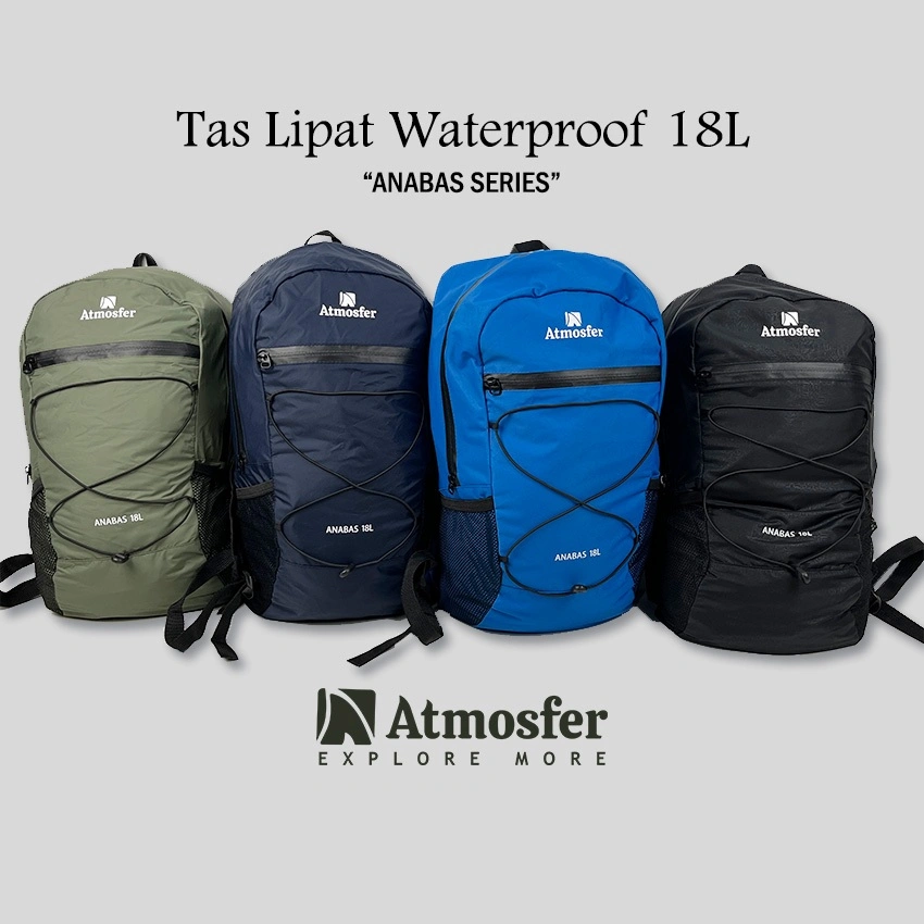 Atmosfer Anabas Tas Lipat Waterproof 18 Liter - Daypack Tas Punggung Anti Air Ultralight