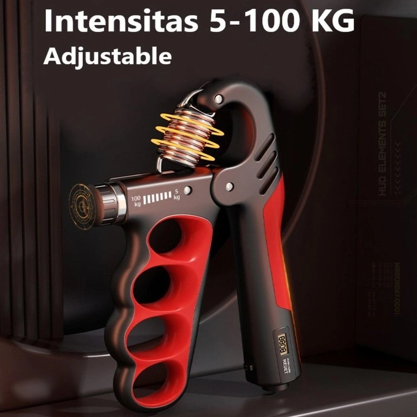 Hand Grip Adjustable 5-100 Kg - Alat Olahraga Tangan - Latihan Otot Tangan - Alat Fitness - Gym