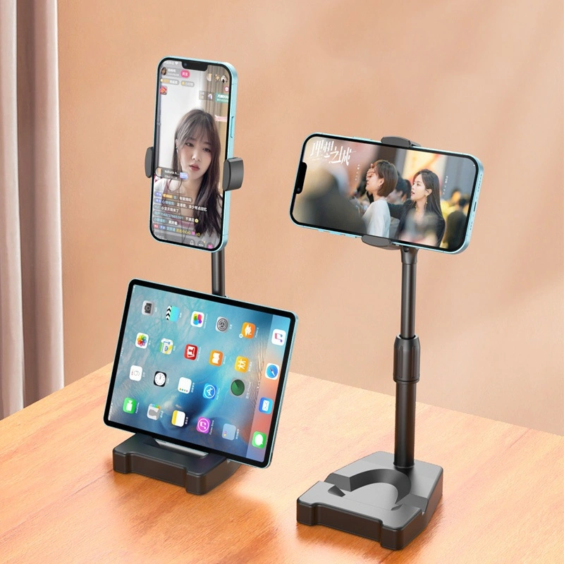 Standing Holder HP 2IN1 Phone Holder Stand Meja Untuk Meeting Review Vlog